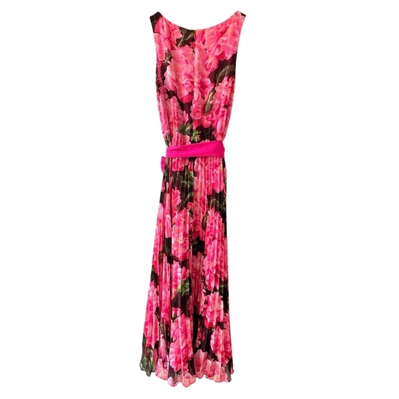 Eliza J Floral Pleated Maxi Dress - Picture 2 of 8